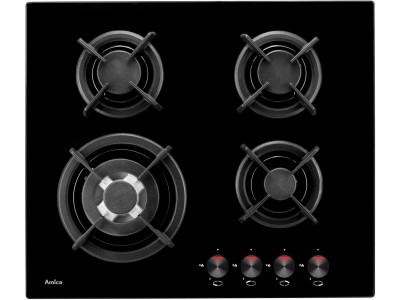 Amica PG6411SR hob Black Built-in Gas