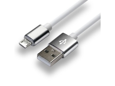 EverActive cable USB 1m - White