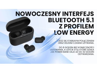 Savio TWS-09 IPX5 headphones/headset Wireless In-ear