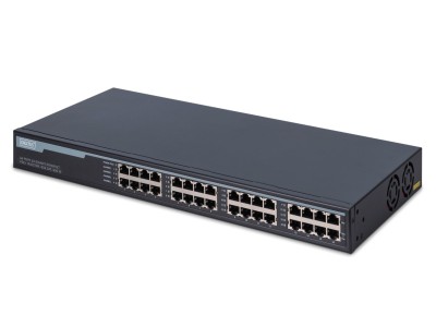 Digitus 16-port 10G Ethernet PoE+ injector