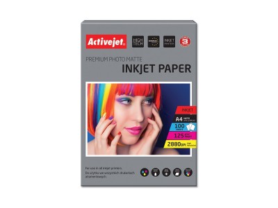 Activejet AP4-125M100 matte photo paper for