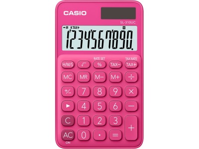 CASIO CALCULATOR POCKET SL-310UC-RD RED, 10