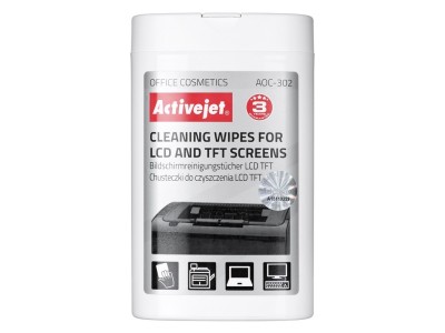 Activejet AOC-302 LCD matrix wipes 100