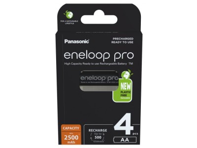 Rechargeable batteries PANASONIC ENELOOP PRO AA
