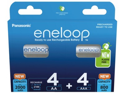 Rechargeable batteries PANASONIC ENELOOP 4x AA