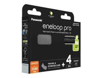 Rechargeable batteries PANASONIC ENELOOP PRO AA