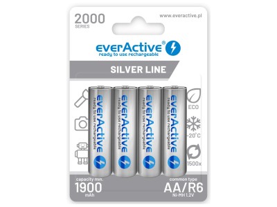 Rechargeable batteries everActive Ni-MH R6 AA