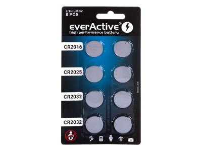 8 lithium battery set everActive 4