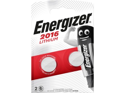 ENERGIZER BATTERIES SPECIALIZED CR2016 2 PIECES