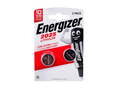 ENERGIZER BATTERY SPECIALIZED CR2025/2, 3V, ECO