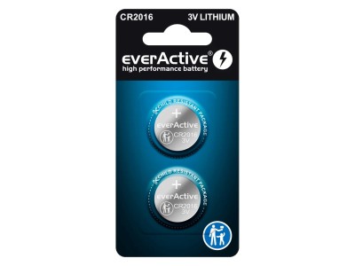 Lithium batteries mini everActive CR2016 blister