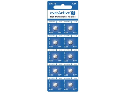 Mini alkaline batteries everActive G3 LR736