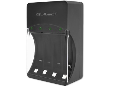 Qoltec 50653 Battery Charger for Ni-MH