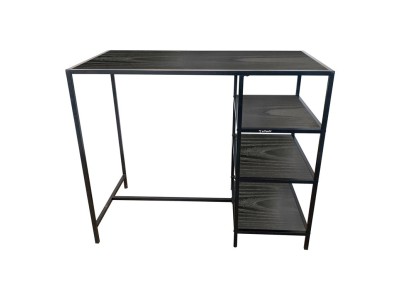 BAR TABLE GABE BLACK/BLACK 100X120X60CM
