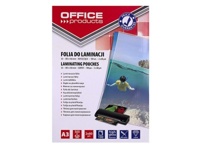 OFFICE PRODUCTS Laminating film, A3, 2x80