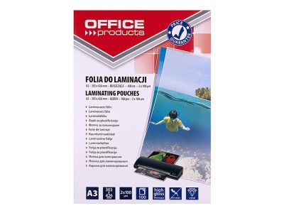OFFICE PRODUCTS Laminating film, A3, 2x100