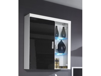 Cama hanging display cabinet SAMBA white/black