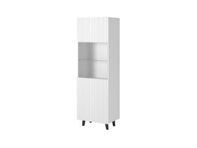 Display cabinet PAFOS 60x40x182 cm white