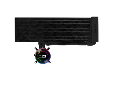 Black ARGB AiO water cooling system