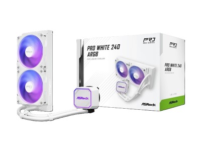 ASRock Pro White 240 ARGB Cooling