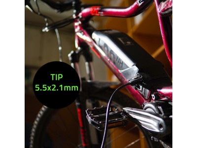 Qoltec 50760 Charger for e-bike batteries