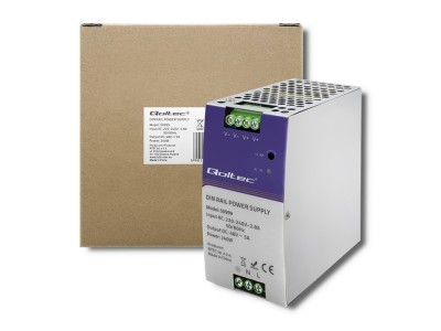 Qoltec 50999 DIN rail power supply