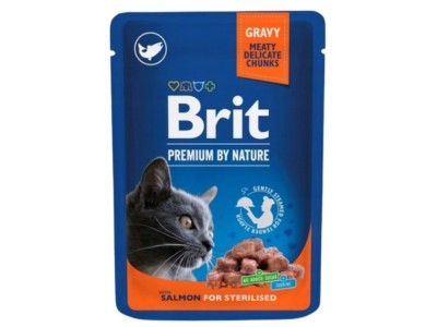 BRIT Premium Cat Salmon Sterilised -