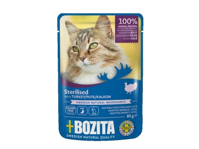 BOZITA Sterilised Turkey Chunks in jelly