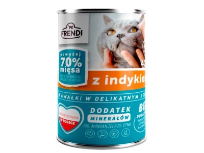 FRENDI with Turkey chunks in delicate