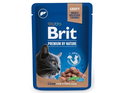 BRIT Premium Cat Liver Sterilised -