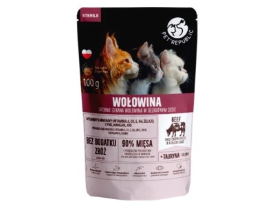 PET REPUBLIC Sterile Beef finely chopped