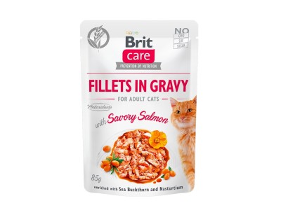 BRIT Care Fillets in Gravy salmon