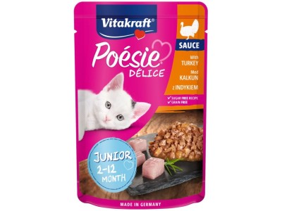 VITAKRAFT POESIE DELICE JUNIOR turkey -