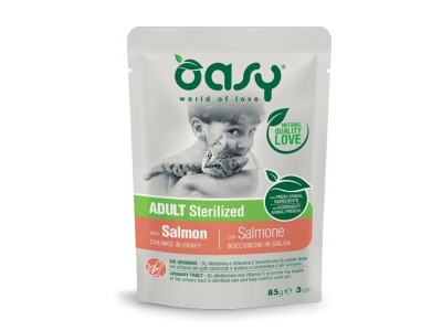 OASY Chunks in gravy Sterilized Salmon