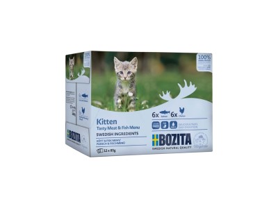 BOZITA Kitten box Meat and fish