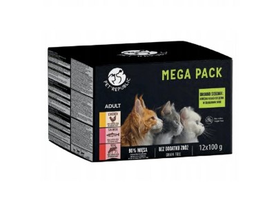 PETREPUBLIC Mega Pack Chicken, salmon, veal