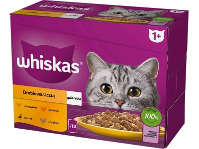 WHISKAS sachet jelly poultry, duck, turkey