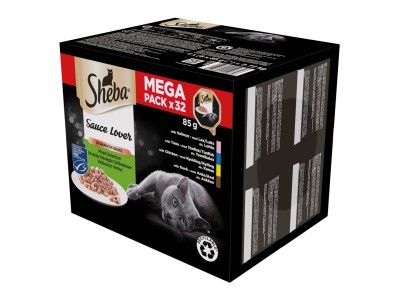 SHEBA Sauce Lover Duck, Chicken, Salmon