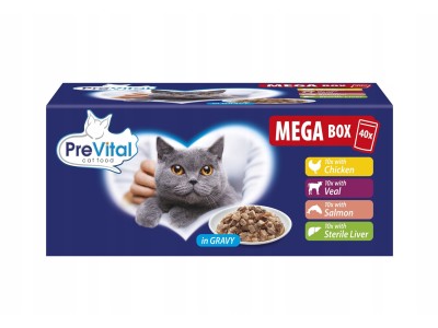 PREVITAL Mega Box Veal, salmon, liver