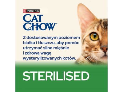 Purina CAT CHOW STERILISED cats dry