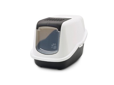 SAVIC Nestor White-Black - Covered Cat