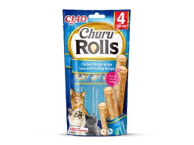 INABA Churu Rolls Chicken recipe wraps