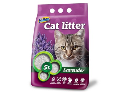HILTON bentonite lavender clumping cat litter