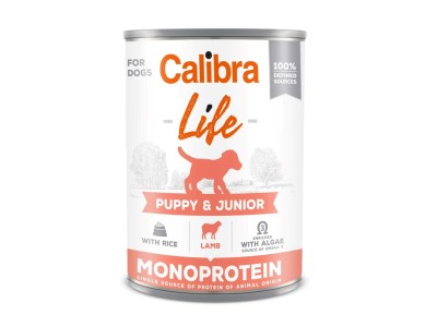 CALIBRA Dog Life Puppy&Junior Lamb &