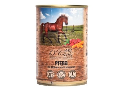 O`CANIS Horse meat with vegetables and