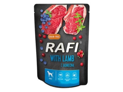 Dolina Noteci Rafi with lamb, blueberries