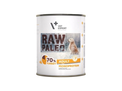 VETEXPERT Raw Paleo Adult Monoprotein Turkey