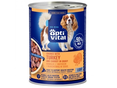 OPTIVITAL Chunks with turkey and carrots