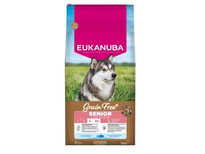 EUKANUBA Grain Free Senior Large Ocean