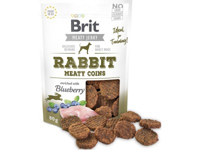 BRIT Meat Jerky Coins Rabbit -